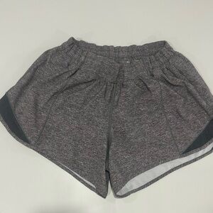 Lululemon Athletica Gray Athletic Shorts with Dolphin Hem